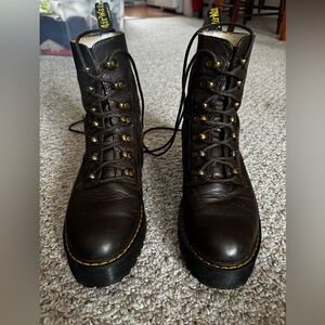Dark Brown Doc Marten 8 Eye